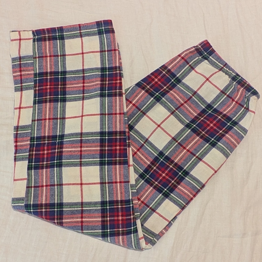 Tommy Hilfiger Red and Blue Plaid Sleepwear